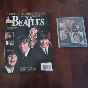 BEATLES Vintage Collectors Edition Magazine and Desk Calendar 1943-2001